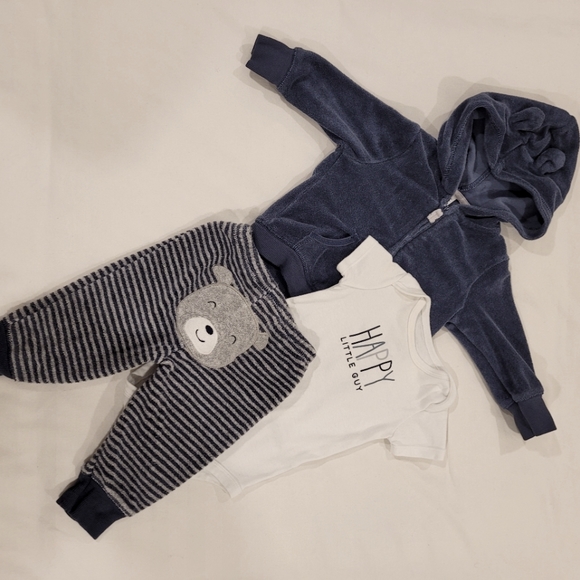 Carters 3 peice outfit 6 month - Picture 2 of 5